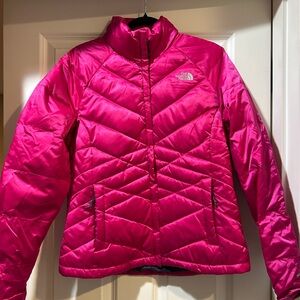 The North Face Women's Vibrant Pink Puffer Jacket